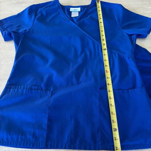 SB Scrubs Scrub Set Electric Blue Women's Small Top And Bottom - Picture 7 of 16